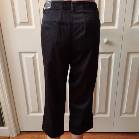 Zac & Rachel Black Slim Crop Pants Size 6 NWT - Picture 3 of 7